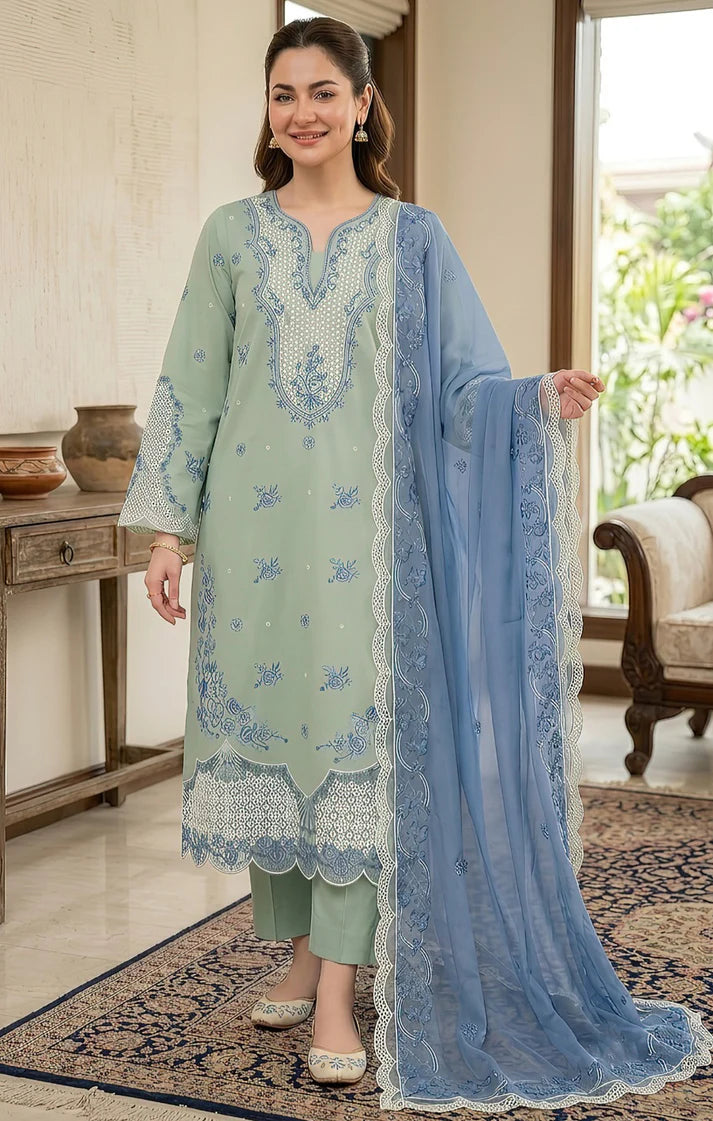 Aneelas Summer Lawn 3-Piece