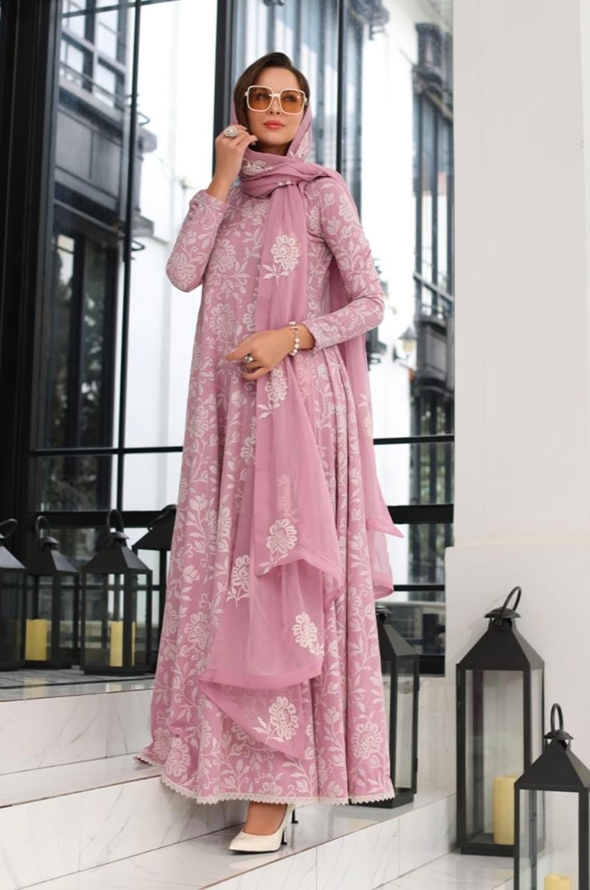 3 PIECE UNSTITCHED LAWN SUIT SUMMER COLLECTION 2025