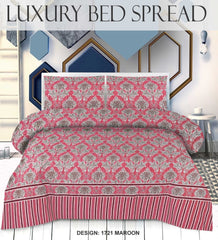 Quilted Bedspread Printed 3-Piece
