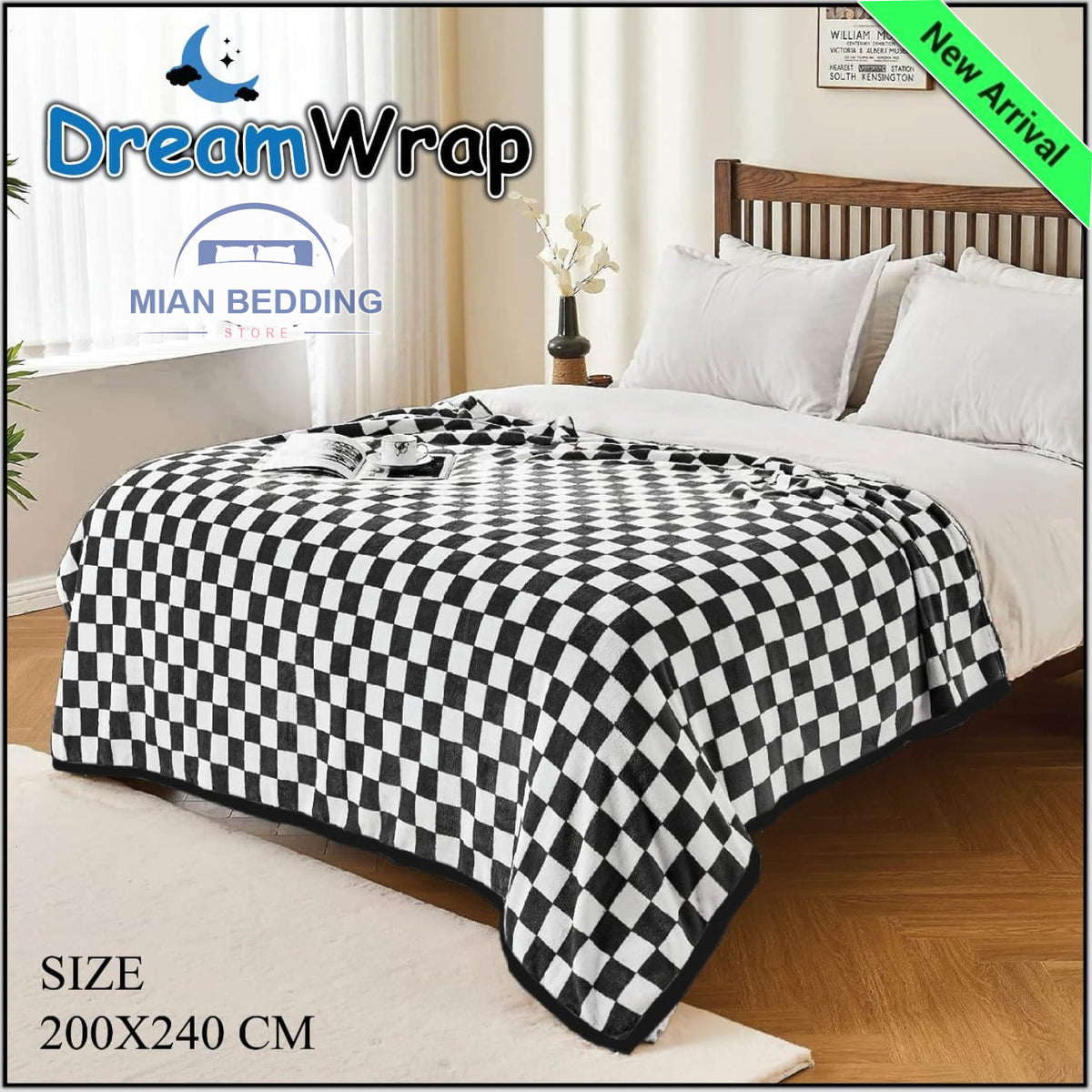 Exclusive AC Blanket Double Bed-Black