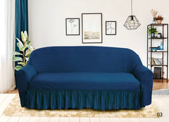 Butterfly Style Turkish Sofa Covers – Blue