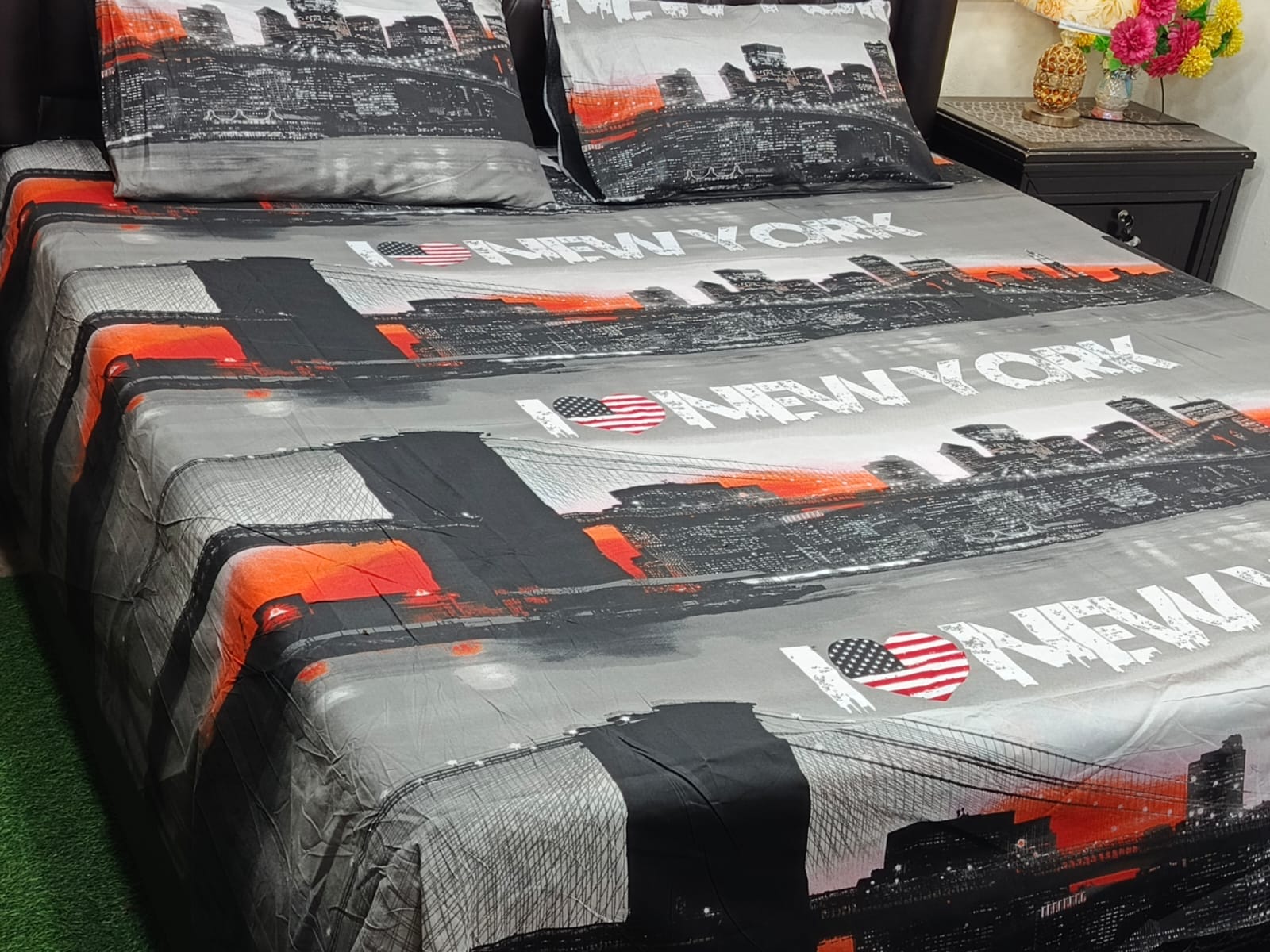 3 Bedsheet in just 3900