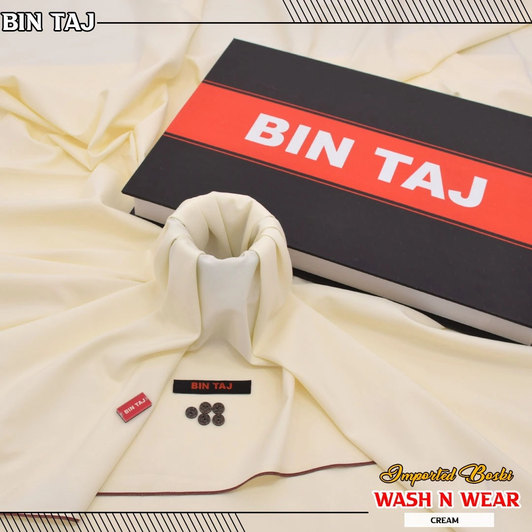 Premium Unstitched  Imported fabric Summer-CREAM