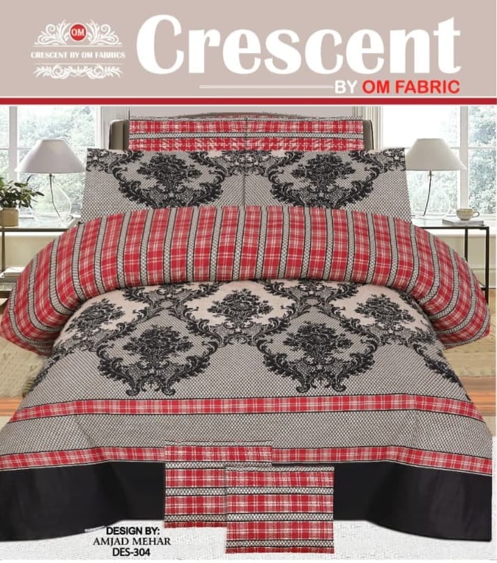 Premium 6 Pcs Comforter Set Design-304