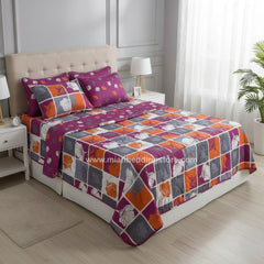 7pc Cotton Comforter Set-Design-#01