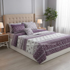 7pc Cotton Comforter Set-Design-#27