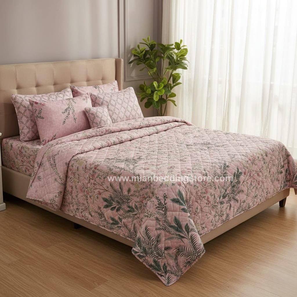 7pc Cotton Comforter Set-Design-#16