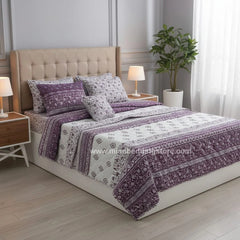 7pc Cotton Comforter Set-Design-#10