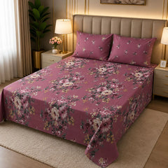 Cotton Bed Sheet-King Size Bedding