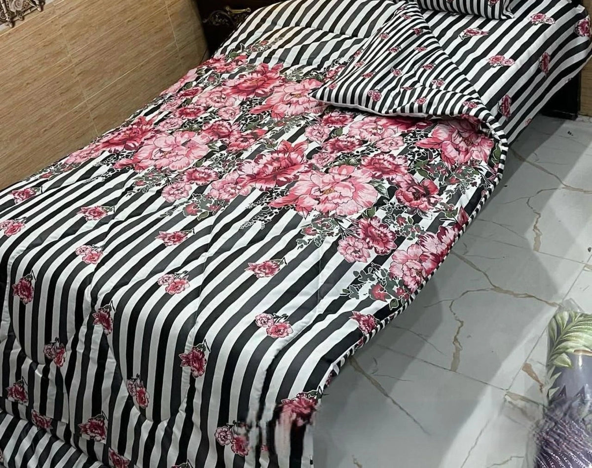 Cozy Single Vicky Razai | Soft & Warm Quilt for Single Bed-208