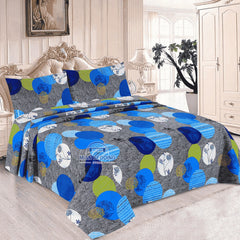 Crystal King Size Bed Sheet Set-3Pcs-Design-132