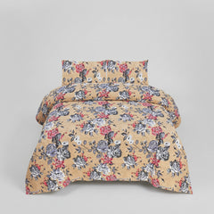 Crystal King Size Bed Sheet Set-3Pcs-Design-115