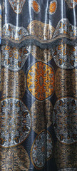 Imported Silk Curtains Blackout ( 2 Curtain Set )