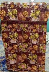 Imported Silk Curtains Blackout ( 2 Curtain Set )