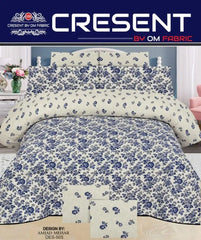 3 PCs Bed Sheet | Double Bed | King Size | Box Pack | Design-505