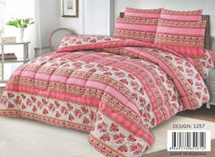 6 PCs Winter Comforter Set (Heavy Filling)