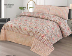 3 pcs King Size Bed Sheet Set Dynesty Export Quality-DEQ-510