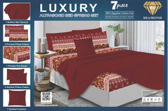 Luxury 7 Piece Bed spread Set Design-2163