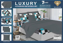 Luxury 7 Piece Bed spread Set Design-2168