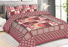 4Pcs Cotton Printed Bedsheet Set-Trippy