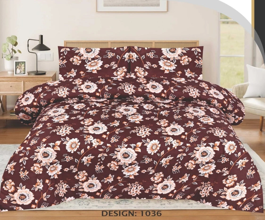 PREMIUM QUALITY DOUBLE BEDSHEET DESIGN MFC-1036