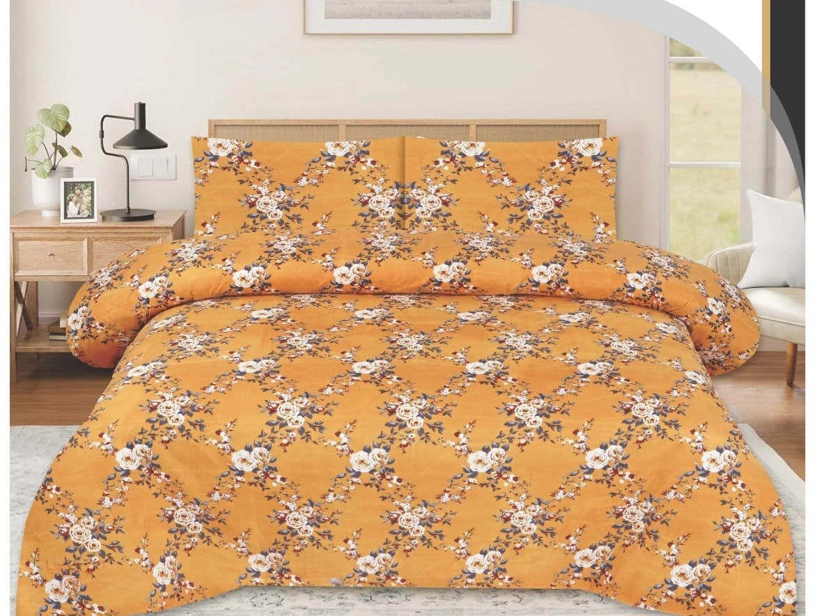 Pack of Three Printed Cotton king size Bedsheet – Modern Designs for a Perfect Sleep
