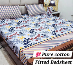 Fitted Sheet Premium-3Pcs-Design-401
