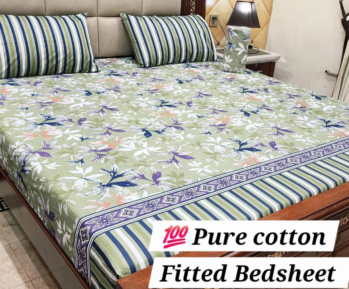 Fitted Sheet Premium-3Pcs-Design-402