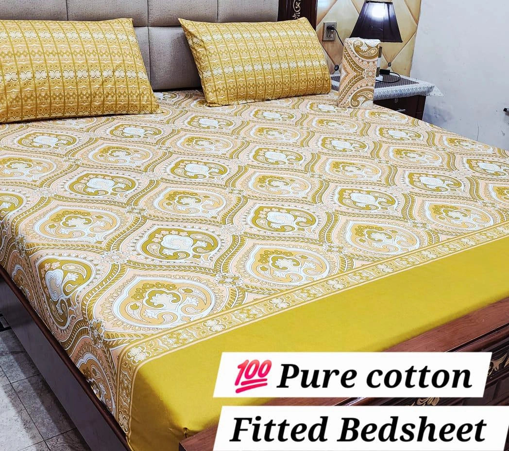 Fitted Sheet Premium-3Pcs-Design-405
