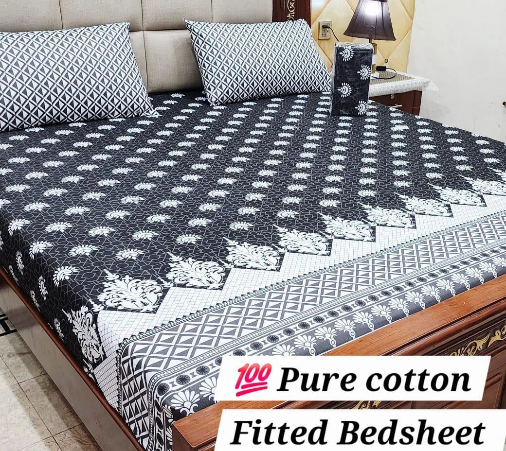 Fitted Sheet Premium-3Pcs-Design-408