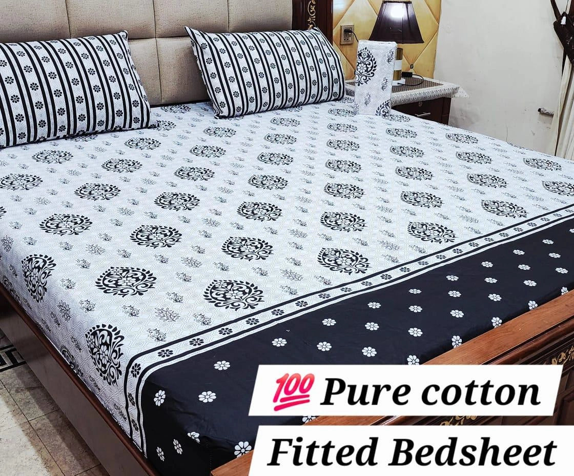 Fitted Sheet Premium-3Pcs-Design-410
