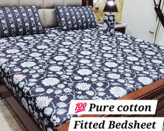 Fitted Sheet Premium-3Pcs-Design-411