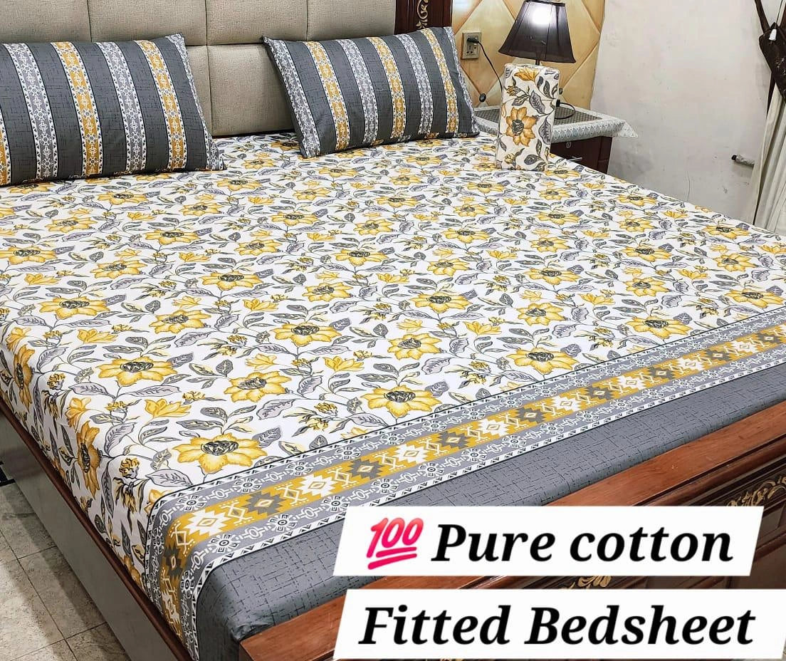 Fitted Sheet Premium-3Pcs-Design-412
