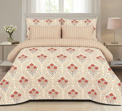 Premium 6 Pcs Comforter Set Design-602