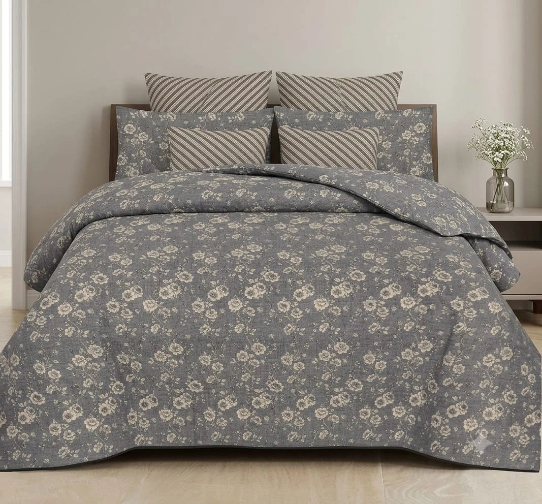 Premium 6 Pcs Comforter Set Design-813