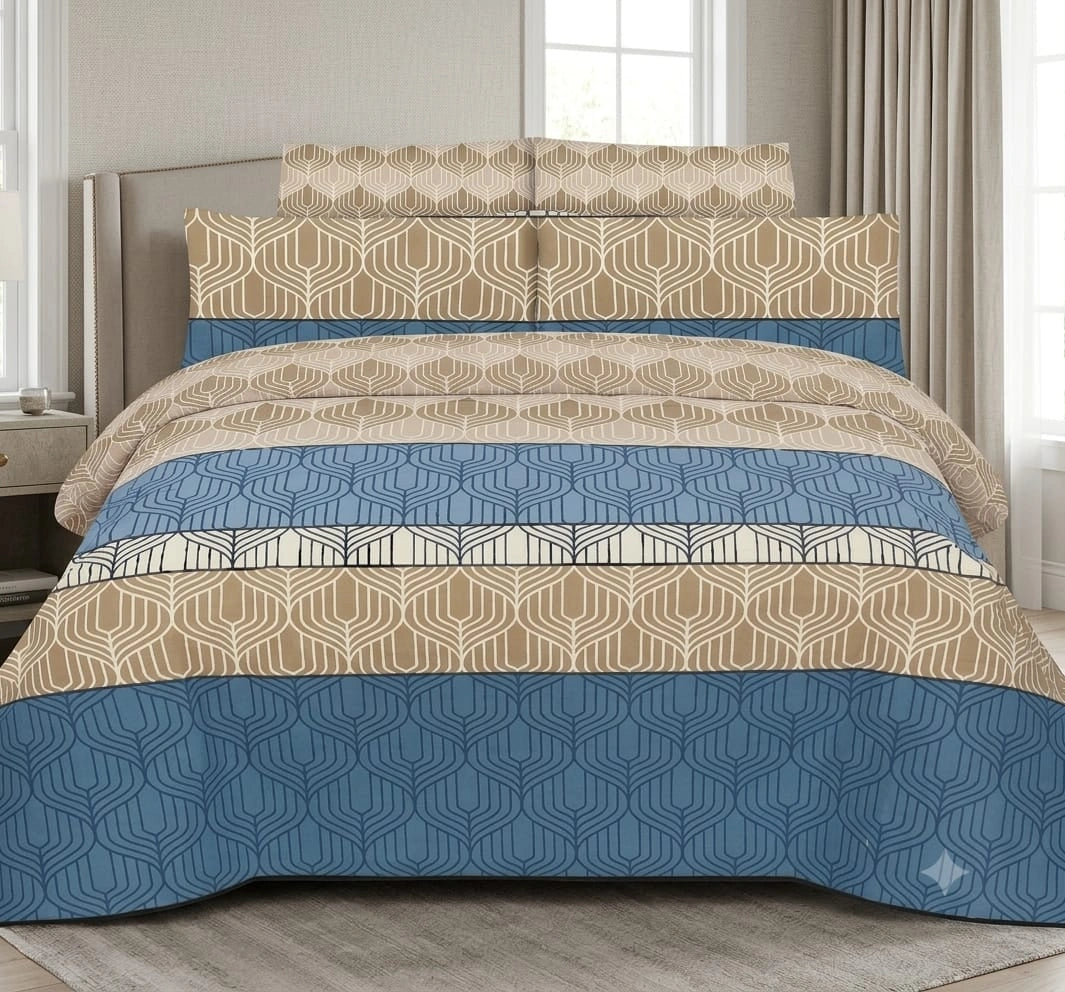 Premium 6 Pcs Comforter Set Design-819