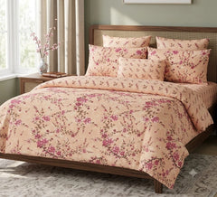 Premium 6 Pcs Comforter Set Design-821
