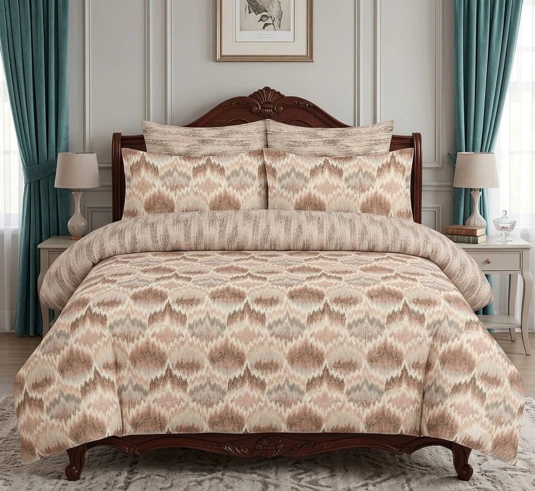Premium 6 Pcs Comforter Set Design-823