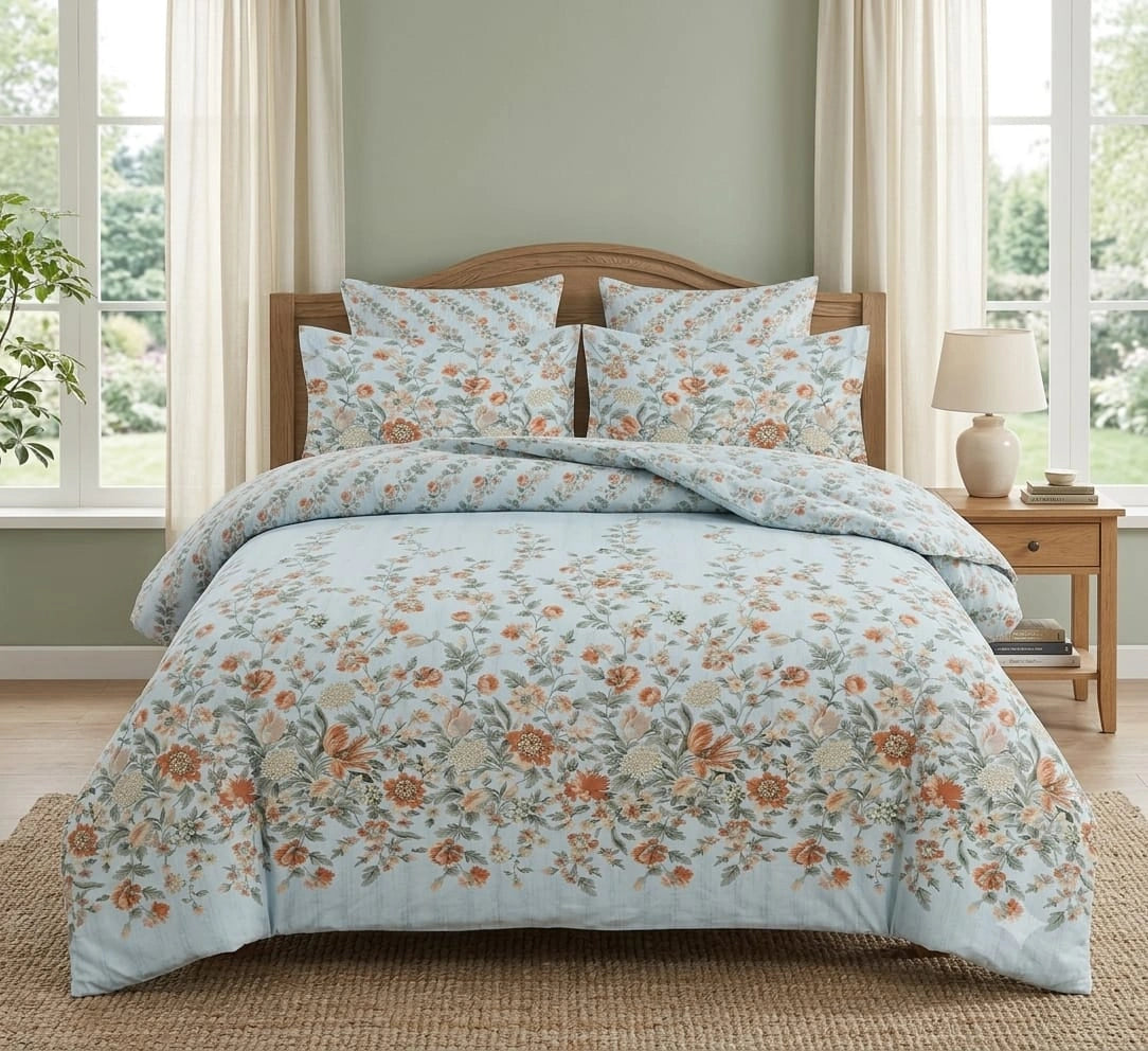 Premium 6 Pcs Comforter Set Design-826