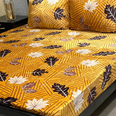 Fleece Bedsheet King Size-3Pcs-Design-Checkered
