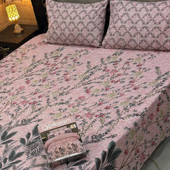 Cotton Bed Sheet-King Size Bedding