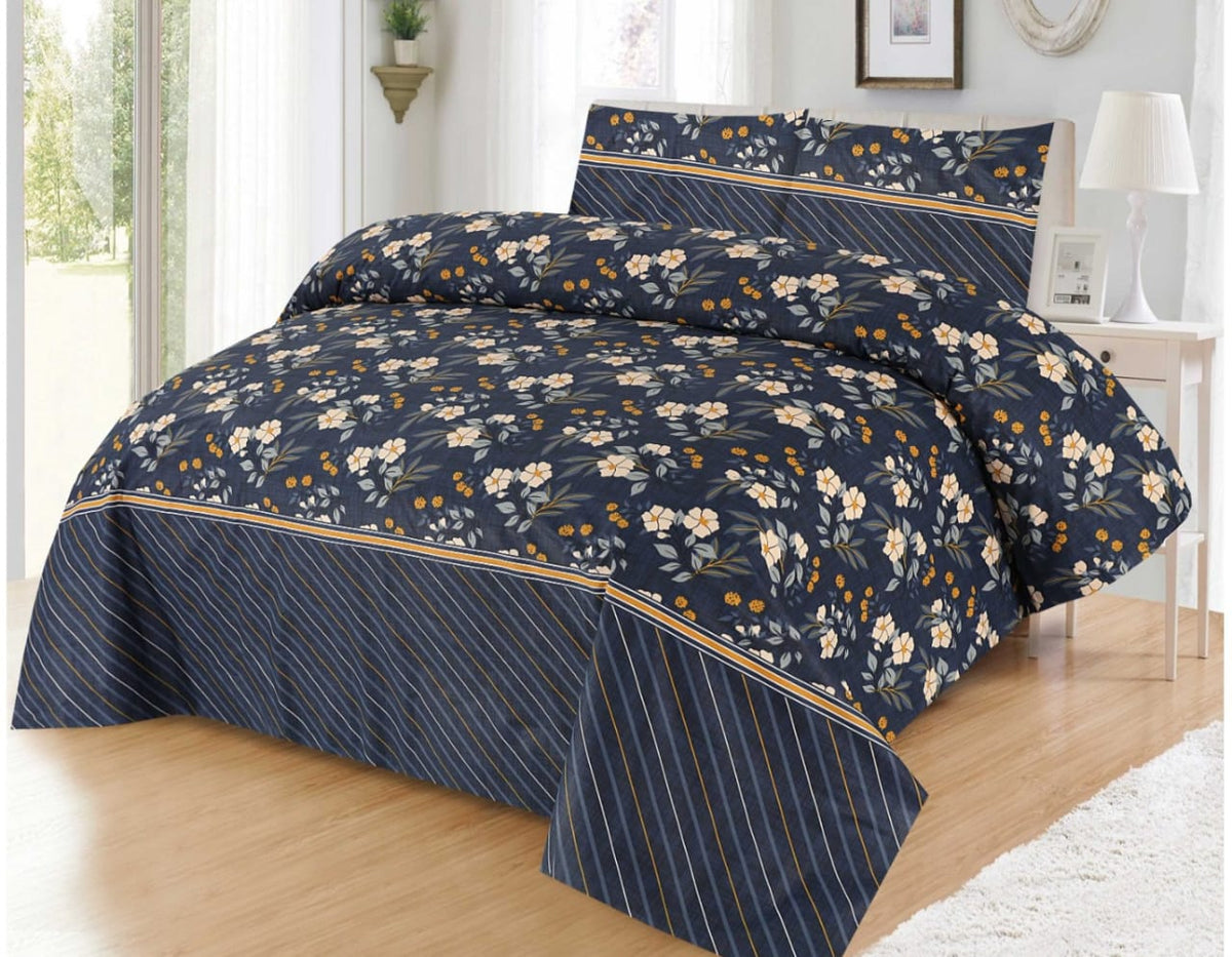 3 pcs King Size Bed Sheet Set Dynesty Export Quality-DEQ-1103