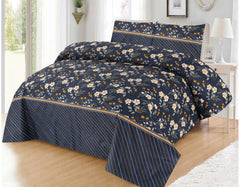 3 pcs King Size Bed Sheet Set Dynesty Export Quality-DEQ-1103