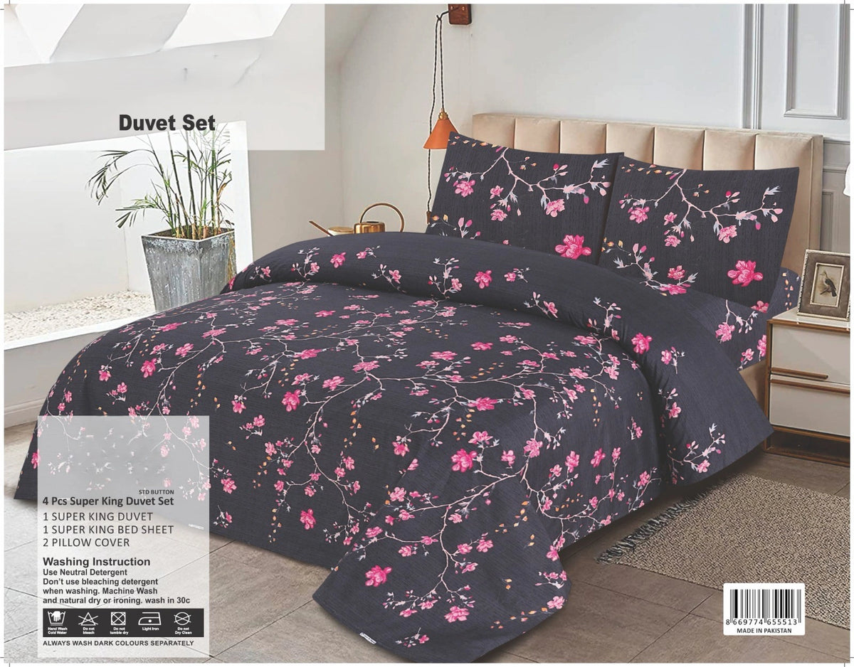 DUVET COVERS SET - 4 PCS (PREMIUM) QCS-1713