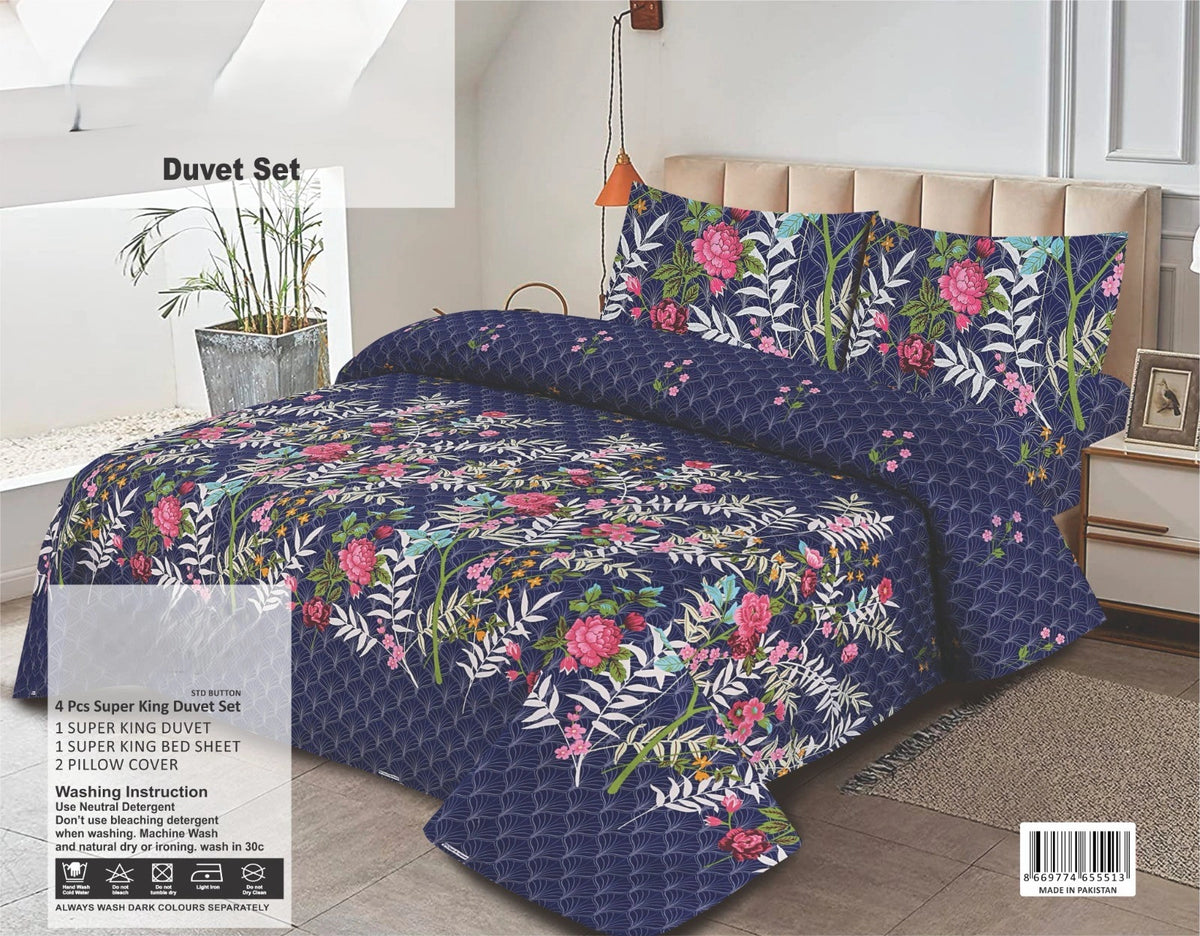 DUVET COVERS SET - 4 PCS (PREMIUM) QCS-1710