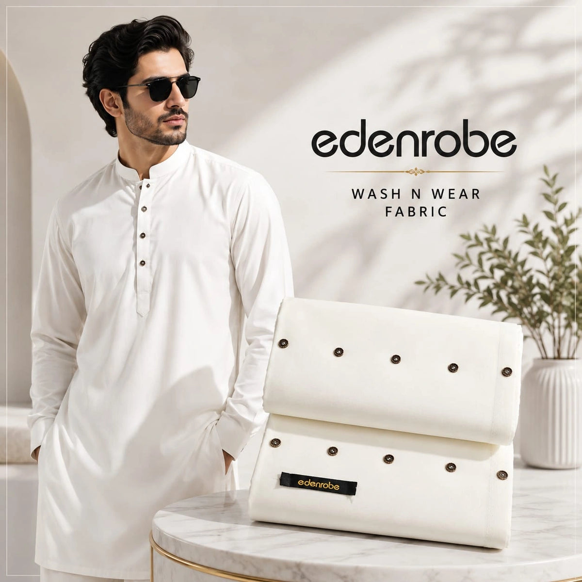 Edenrube Brand  Premium Unstitched 4 season wash wear
