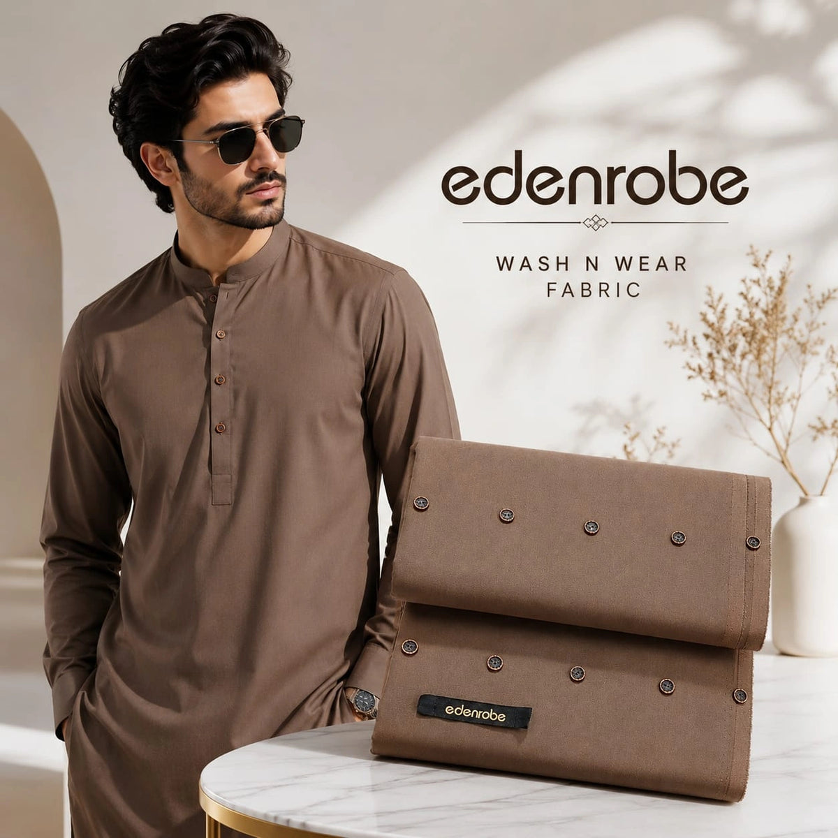 Edenrube Brand  Premium Unstitched 4 season wash wear