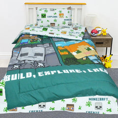 Exports Cotton Kids Printed Comforter Set 3 Piece Design KCS-110