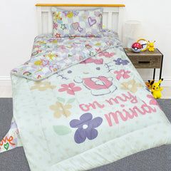 Exports Cotton Kids Printed Comforter Set 3 Piece Design KCS-113
