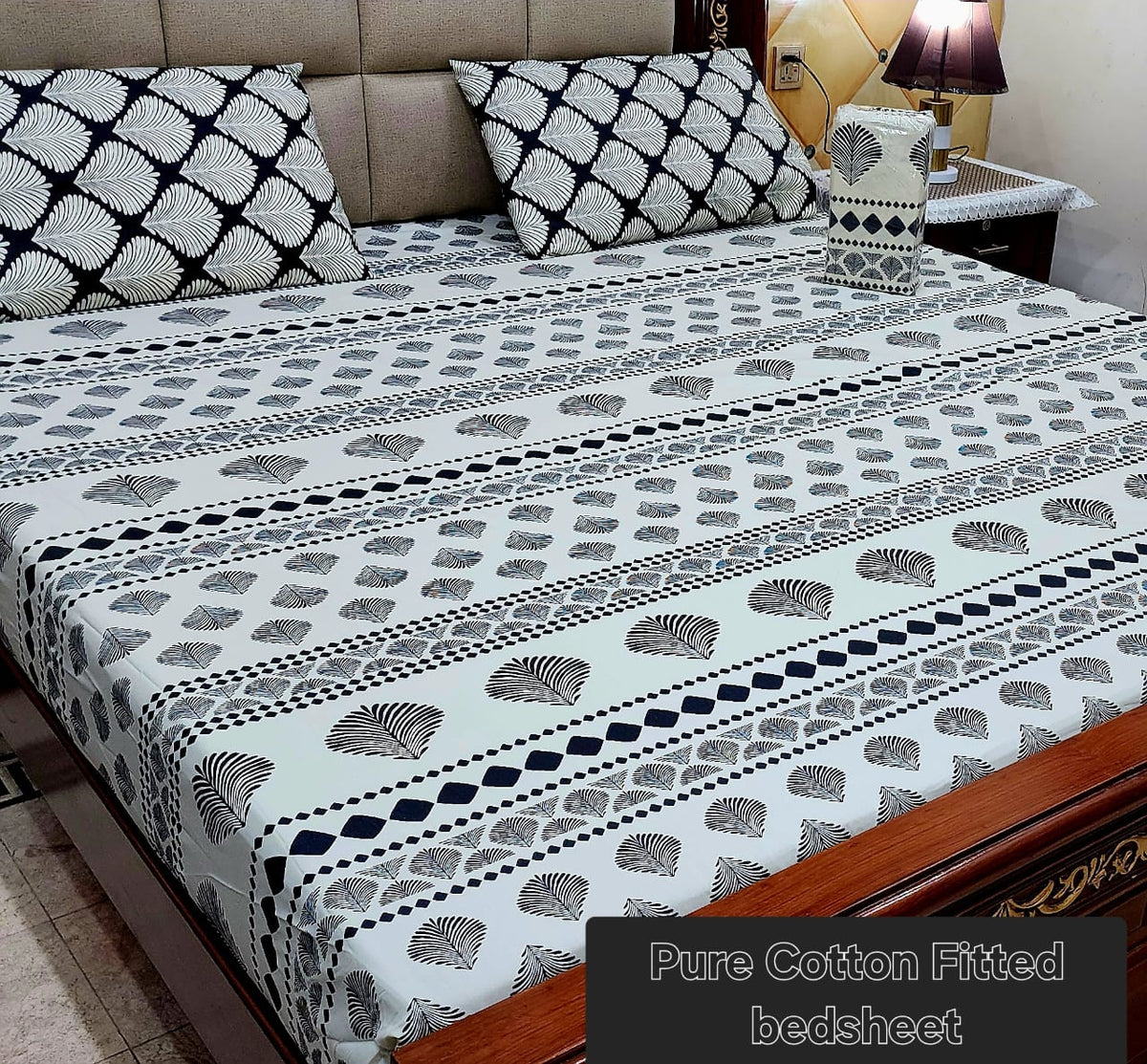 Fitted Sheet Premium-3Pcs-Design-402